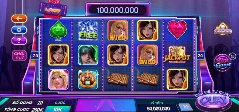 Tổng Quan Về Nổ Hũ Nightclub Lady Tại Sunwin