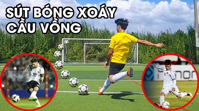 Cách Sút Bóng Xoáy Chuẩn: Kỹ Thuật Sút Cong Trong Bóng Đá